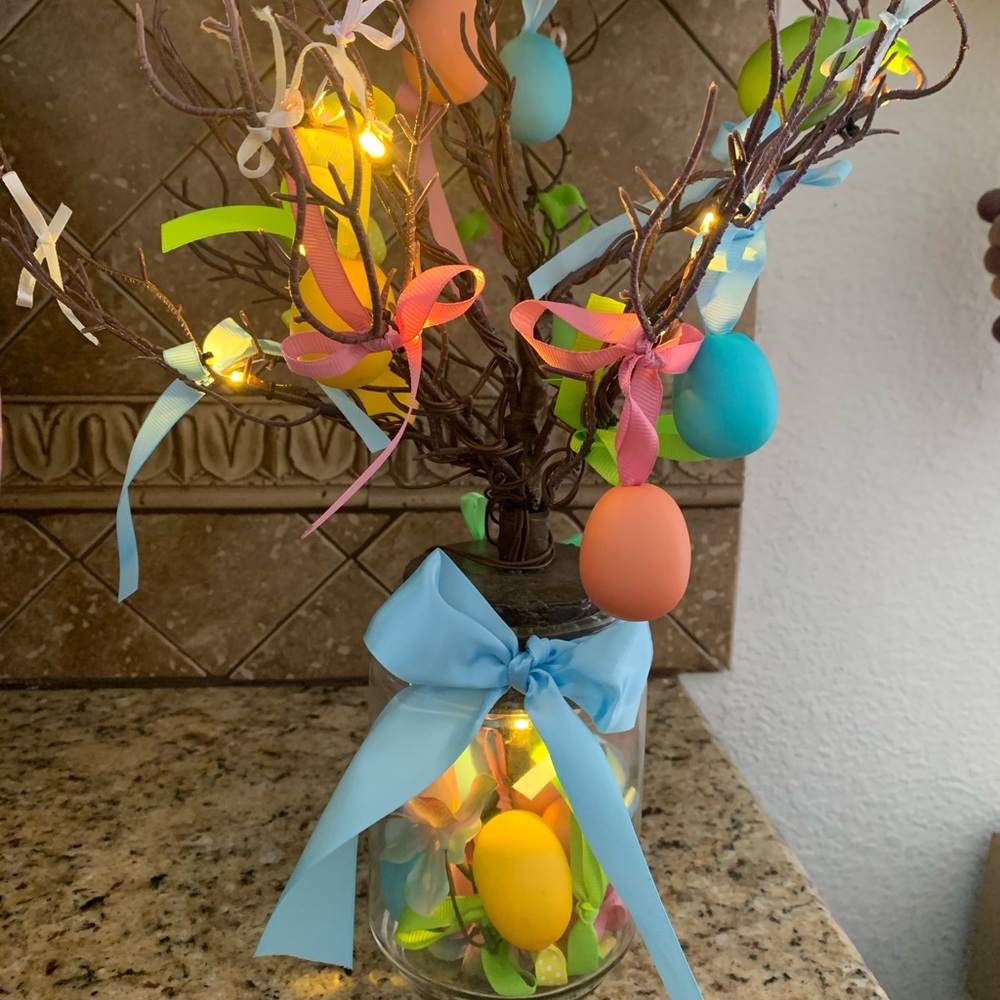 Light up Easter Egg tree
